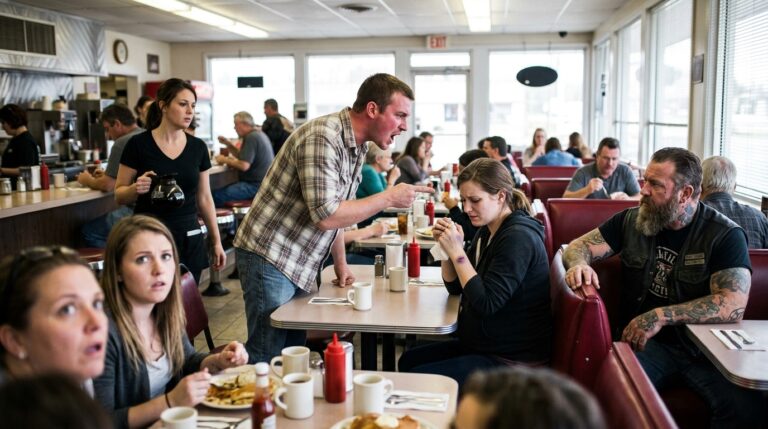 Next Part: The Crowded Diner And The Mark On Her Wrist