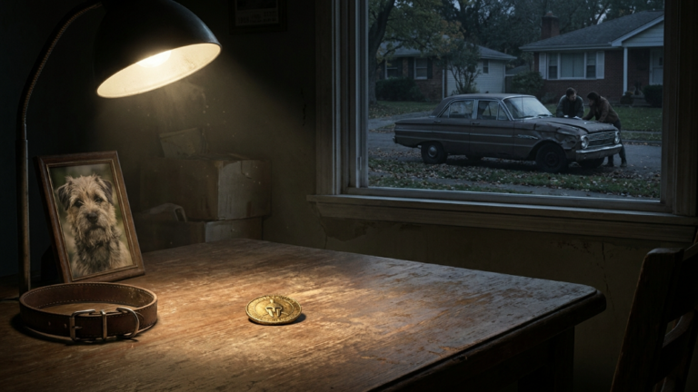 NEXT PART – THEY THOUGHT THEY HAD ONLY HURT A LONELY MAN’S DOG AND BROKEN AN OLD CAR IN THE SUBURBS — BUT THE GOLD COIN ON HIS TABLE TOLD THE UNDERWORLD HE HAD BEEN WOKEN