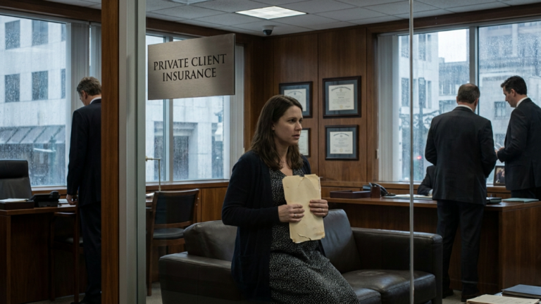 A Cruel Luxury Insurance Agent Tossed A Pregnant Widow’s Claim Folder Into The Trash And Laughed When She Begged… But When The Branch Director Saw The Strange Policy Number Hidden On The Back Page, He Ordered Every Office Door Locked.