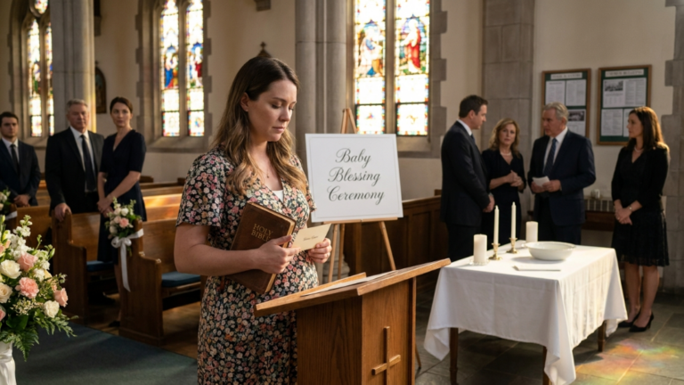 A Cruel Grandmother Tore The Name Card From A Pregnant Woman’s Baby Naming Ceremony And Said The Child Had No Place In Their Family… But When The Old Priest Saw The Birthmark Sketch Inside Her Bible, He Ordered The Church Doors Locked.